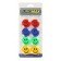 Комплект магнітів Buromax Smile 30 мм 8 шт