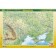 Україна Фізична карта Ламінована, на планках