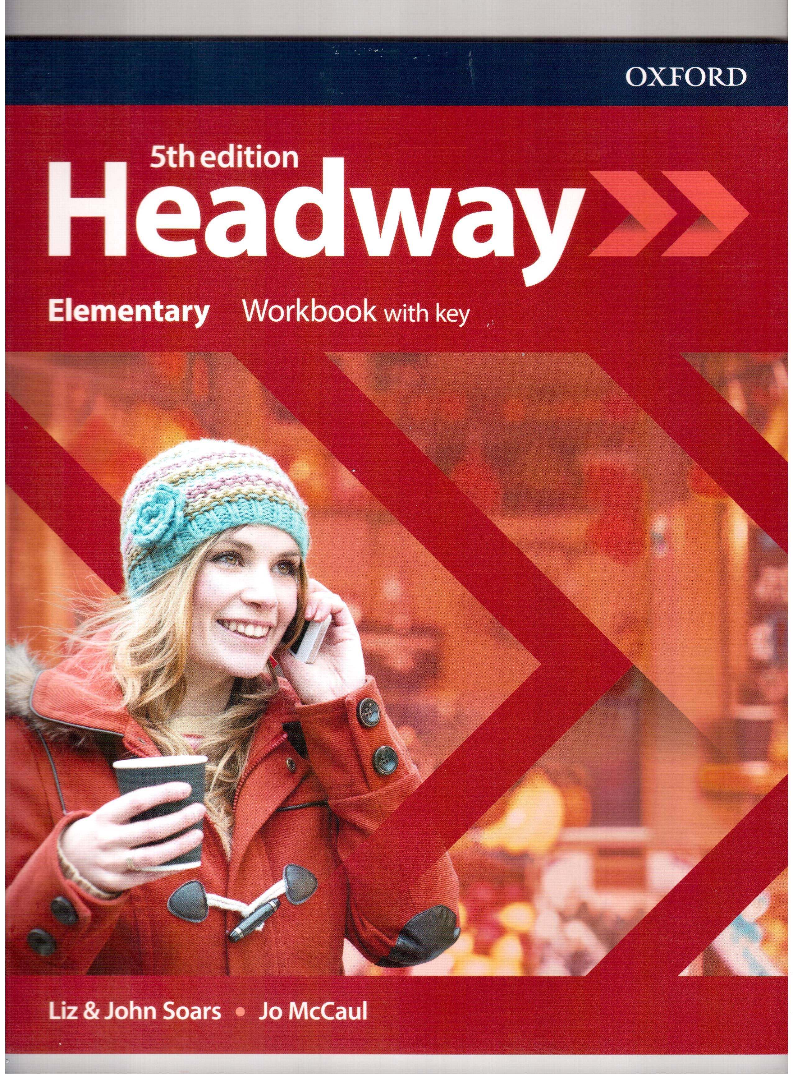 New Headway 5th Edition Elementary Workbook with key
