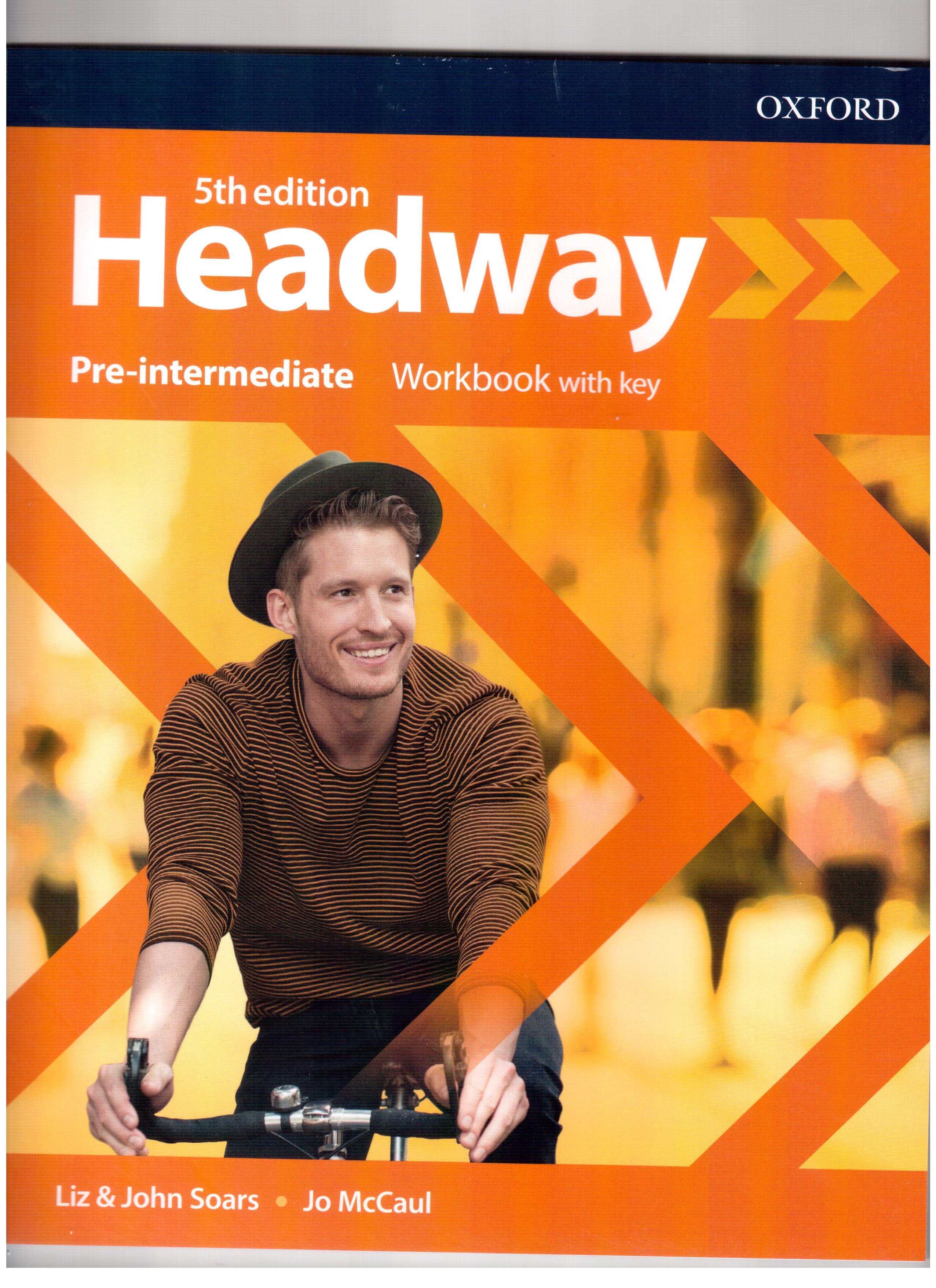 New Headway 5th Edition Pre-Intermediate Workbook with key