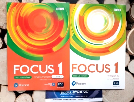 Focus 1 Student's Book + Workbook Pearson Підручник + зошит