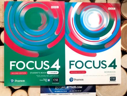 Focus 4 Student's Book + Workbook Pearson Підручник + зошит